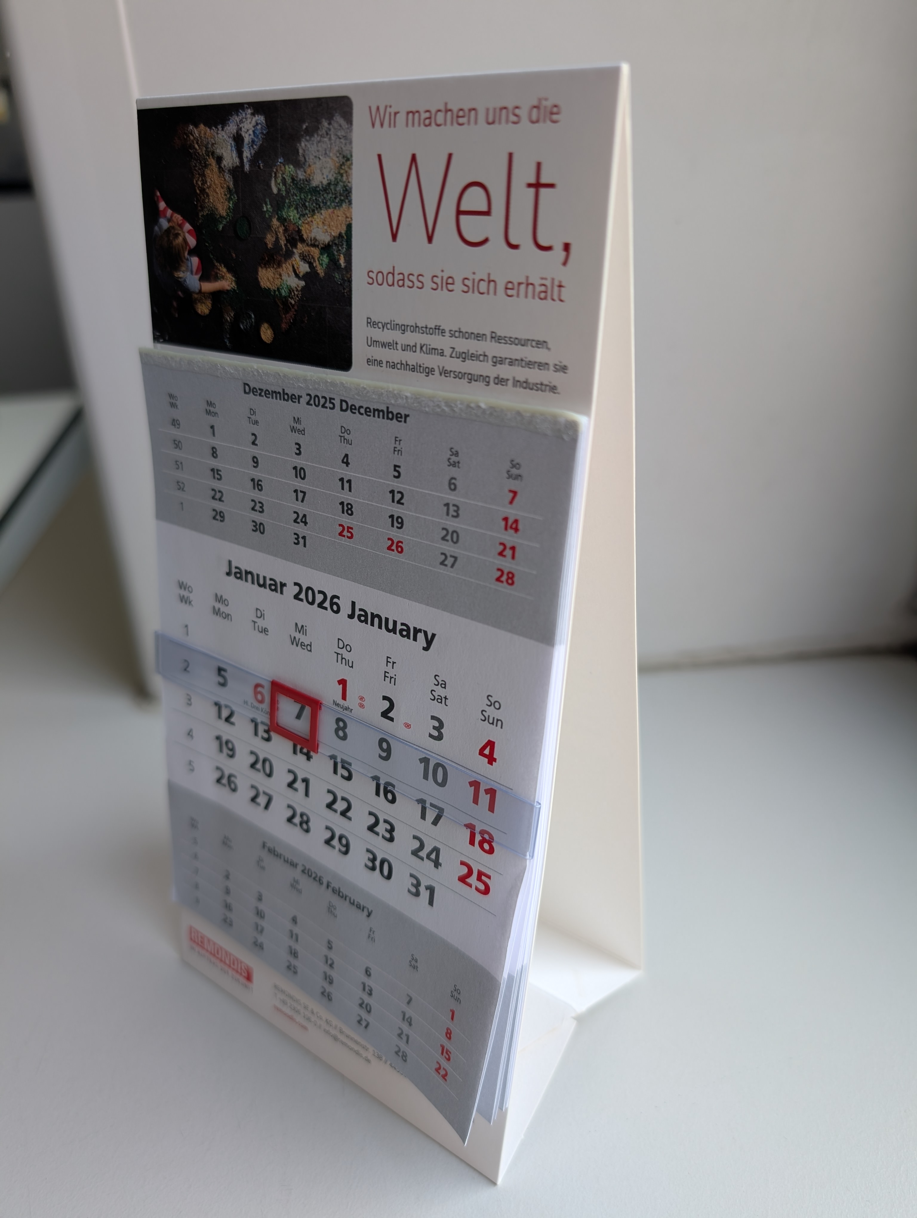 4-Monatstischaufsteller (10 Stk.)